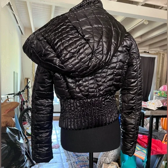 Prada | Jackets & Coats | Prada Art Puffer Crop Jacket